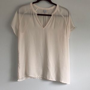 Old Navy- Flowy Cream-Colored Blouse